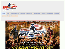 Tablet Screenshot of newenglandsupermegafest.com